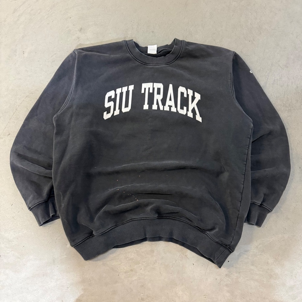 2000s y2k faded adidas siu track crewneck sweatshirt